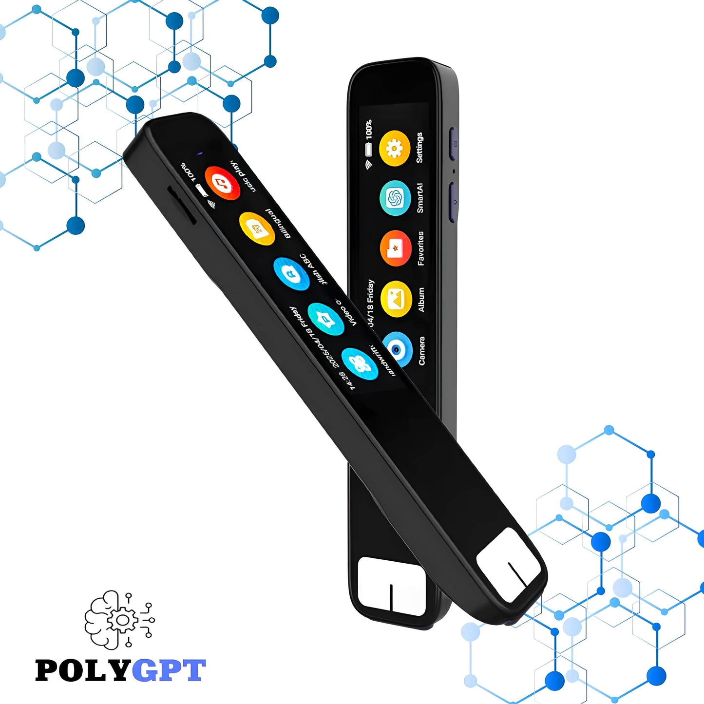 PolyGPT™ – Akıllı Çeviri ve Öğrenme Kalemi (150 Dil + Dahili ChatGPT)
